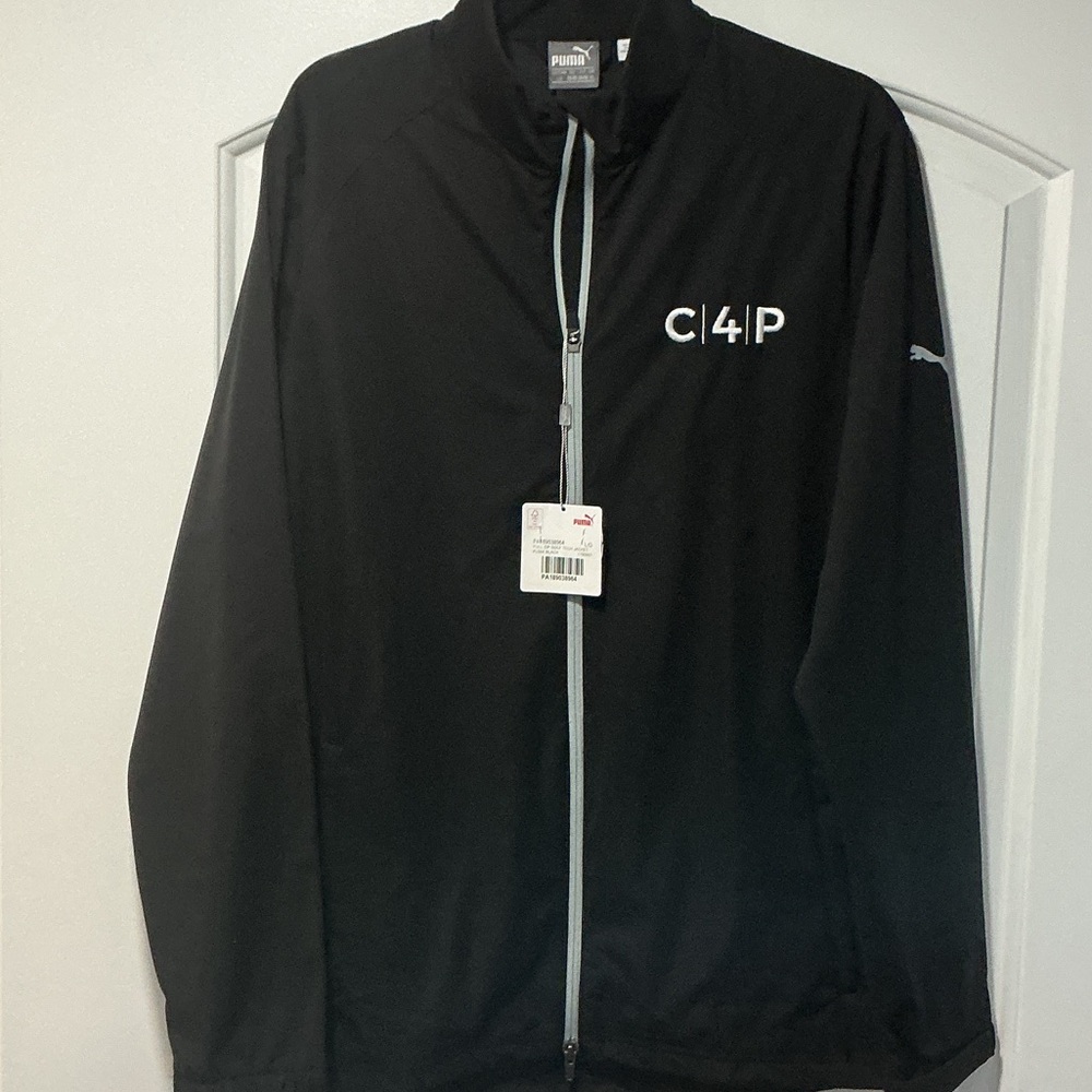 Puma Black Tech Golf Jacket